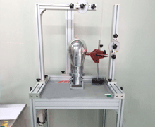 頭盔定(dìng)點保護區(qu)測試設備(bèi)